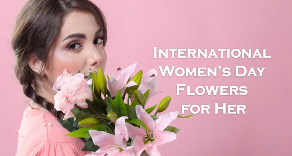 women's day flowers and gifts