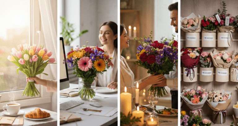Beautiful Women’s Day flower bouquet prepared for timely delivery, symbolizing appreciation, celebration, and thoughtful gifting