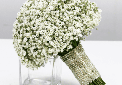 BRIDAL BOUQUET - Gypsophila round