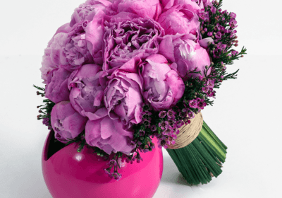 BRIDAL BOUQUET - Pink Peonies