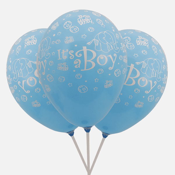 Baby Boy Balloons Blue Baby Boy Balloons
