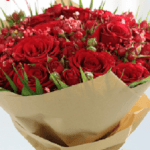 Birthday Combo Bouquet With Godiva-1