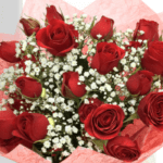 Bouquet of fresh Red Spray Roses-1