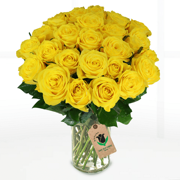 Existing Love with Yellow Roses Bouquet