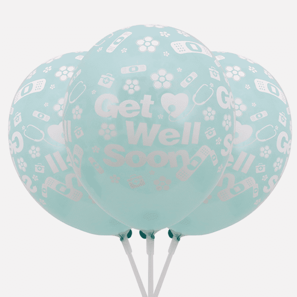 Get well soon balloons