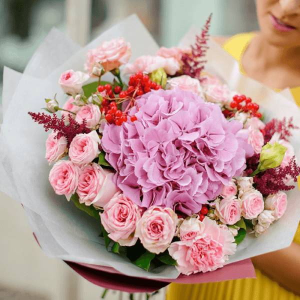 Pink Proposal Pink Flower Bouquet online