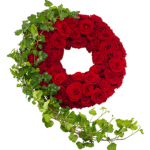 Red Rose Wreath