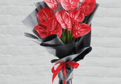 anthurium bouquet flat