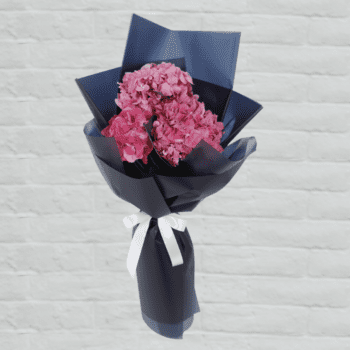 Bunch of Dark Pink Hydrangeas