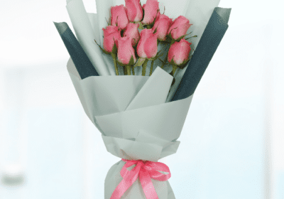 Ace Pink Rose Bouquet