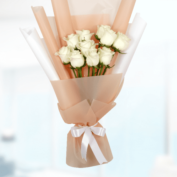 luxury White Rose Bouquet