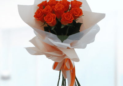 Bunch of Orange Rose delivery
