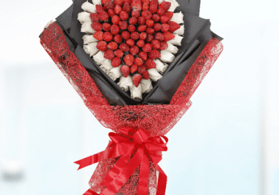 Strawberry Heart Shape Bouquet