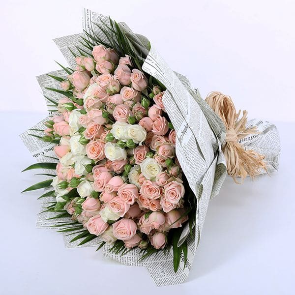 50 spray bunch flowers 50 Stem Spray Rose Bunch
