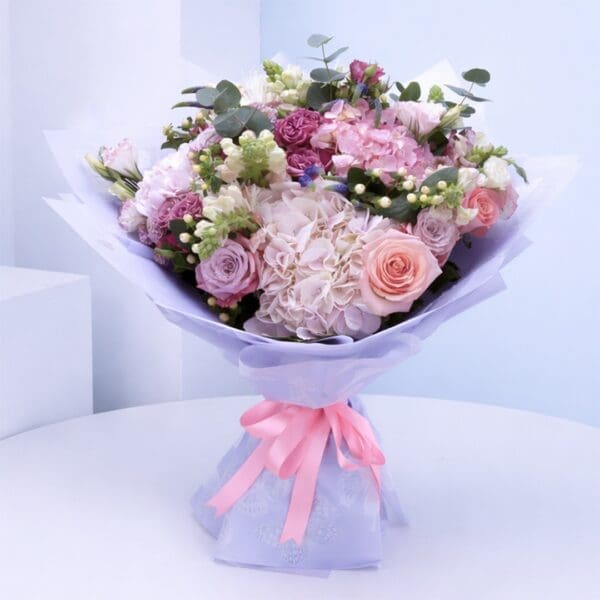 no-song-without-you_2026 Mixed Flowers bouquet online delivery qatar