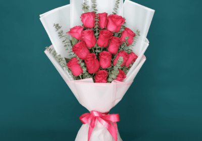 pink roses bouquet delivery in qatar