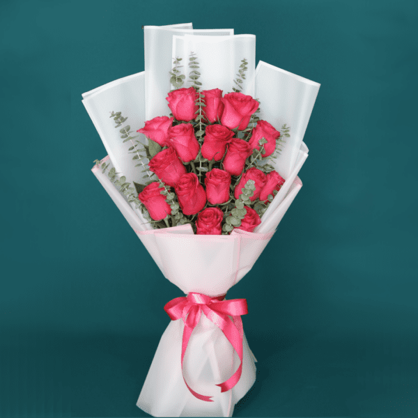pink bubblegum pink roses bouquet delivery in qatar