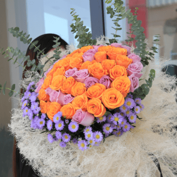 A vibrant luxury gift arrangement designed to uplift spirits and bring joy to special moments in life.