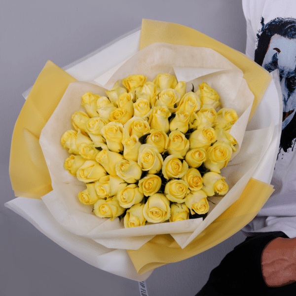 Yellow roses bouquet online delivery