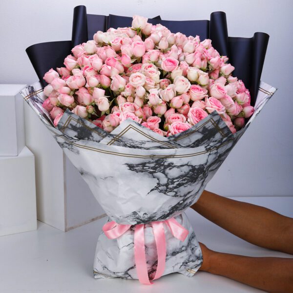 Charming Beauty Pink Spray Roses