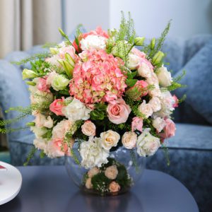 Lovely Pink Combination flower arrangement by Black Tulip Flowers