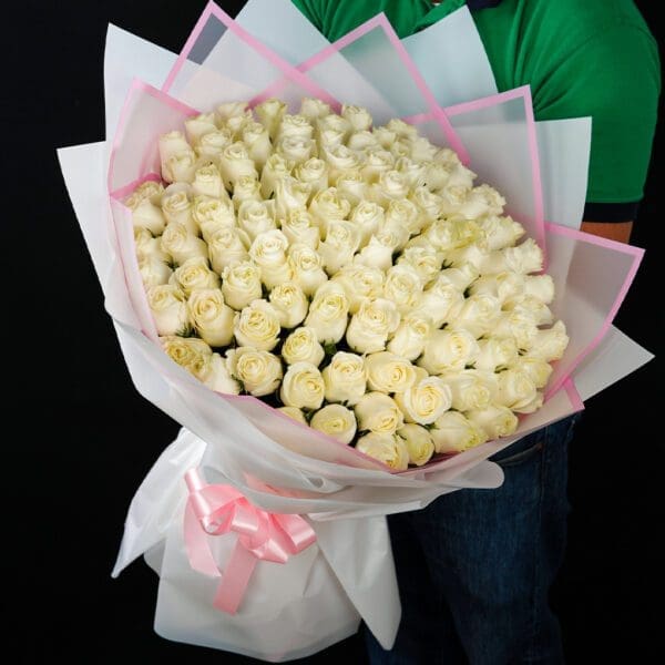 Pure Innocence (2) Pure Innocence bouquet by Black Tulip Flowers