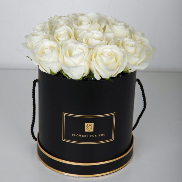 Reverence White Box of Flowers