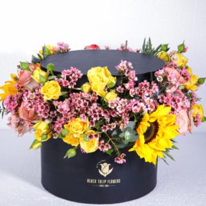 Summer Love flower box by Black Tulip Flowers