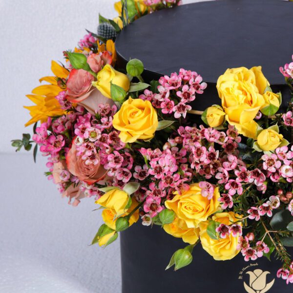 Summer Love flower box by Black Tulip Flowers