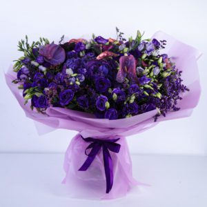 Violets are Blue bouquet by Black Tulip Flowers