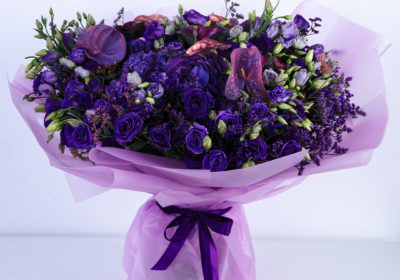 Violets are Blue bouquet by Black Tulip Flowers