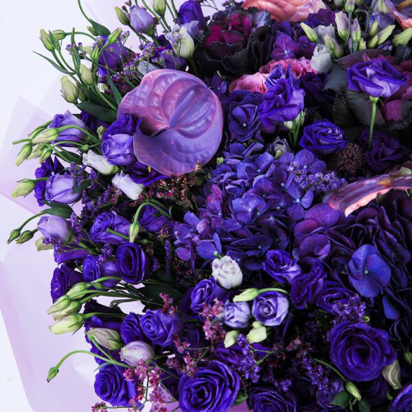 Violets are Blue bouquet by Black Tulip Flowers