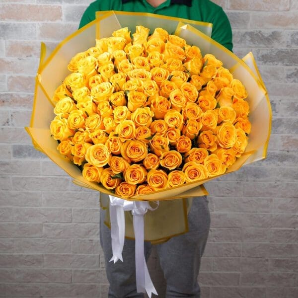 Yellow Delight (1) Yellow Delight bouquet by Black Tulip Flowers