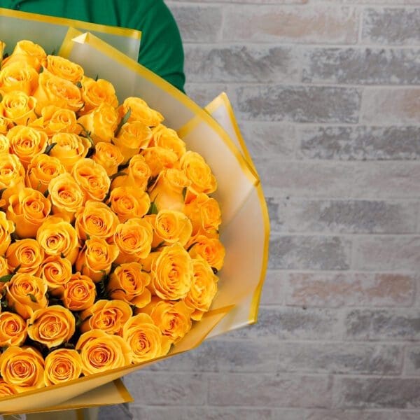 Yellow Delight (3) Yellow Delight bouquet by Black Tulip Flowers