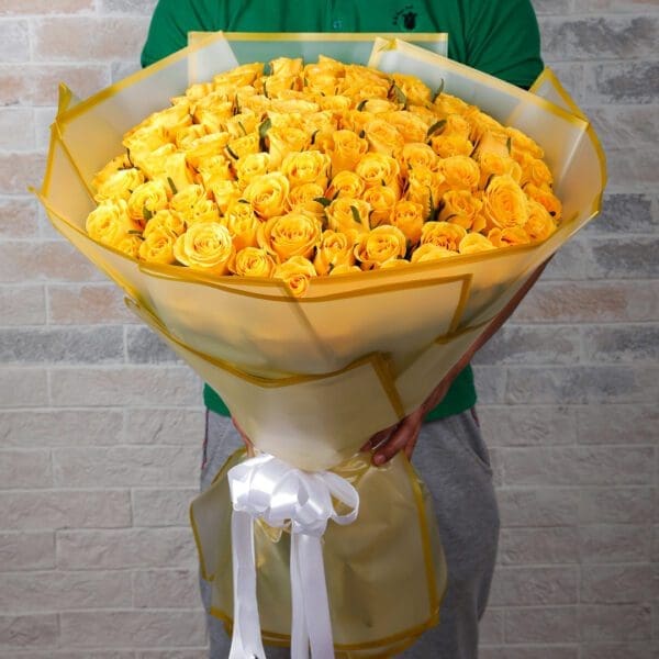 Yellow Delight (4) Yellow Delight bouquet by Black Tulip Flowers