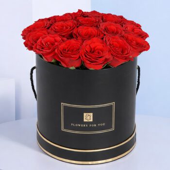 Mutual Love flower box by Black Tulip Flowers