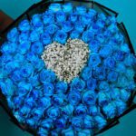 Love in Blue Rose Bouquet (1)
