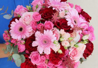 Roses and Gerbera Bouquet