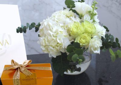 White Flowers and Chocolates