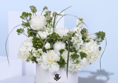 Elite White Flowers Box
