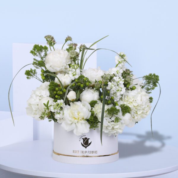Elite White Flowers Box