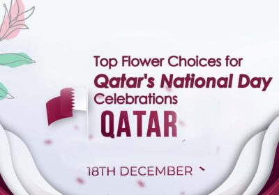 Qatar National Day flowers