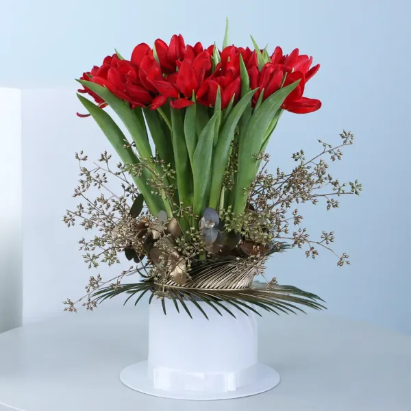 Red Tulips Box