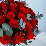 Red Rose with chocolates
