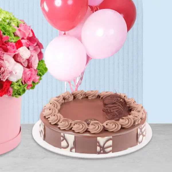 Bloom Basket with Cake
