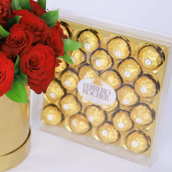 Pure Roses with Ferrero chocolate