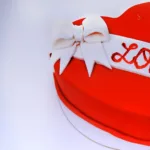 Heart Fondant Chocolate Cake