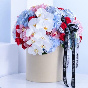 Enduring Flower Box with fresh flowers