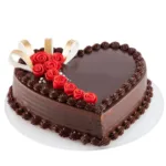 heart shape choco lava cake