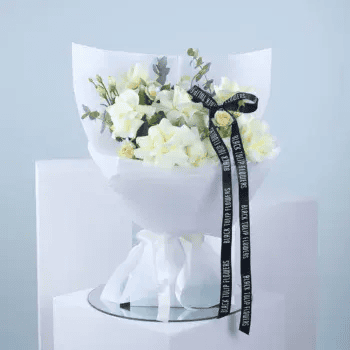 White Flowers for Valentine’s Day